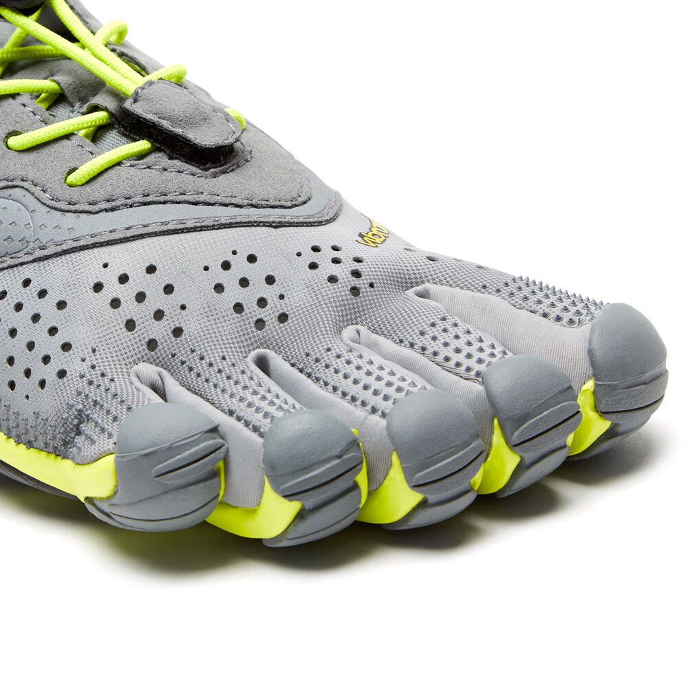 Botas Montaña Mujer Grises/Verdes - FiveFingers V-Run - VRXFID-147